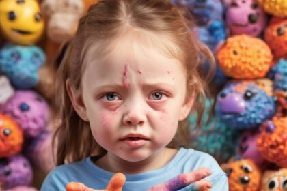 Can eczema lead to cognitive impairment in certain children?
