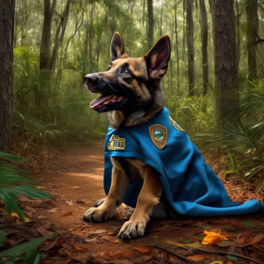 Florida toddler safe in woods found by police dog following scent from blanket