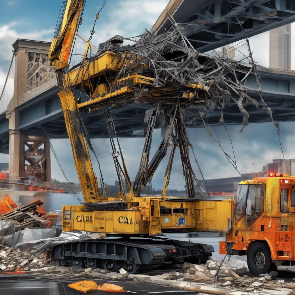 Powerful CIA-linked crane brought in to clear debris from Baltimore bridge collapse