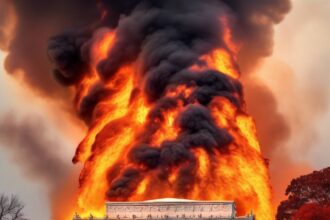 Terrifying Fire Near Lincoln Memorial in Washington DC Leaves One Person Seriously Injured