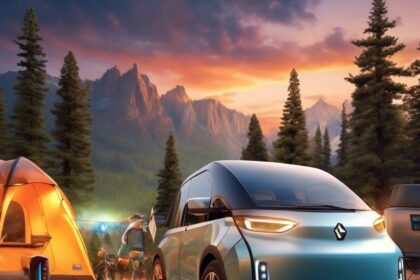 The rise of electric vehicles is revolutionizing the way Americans experience camping