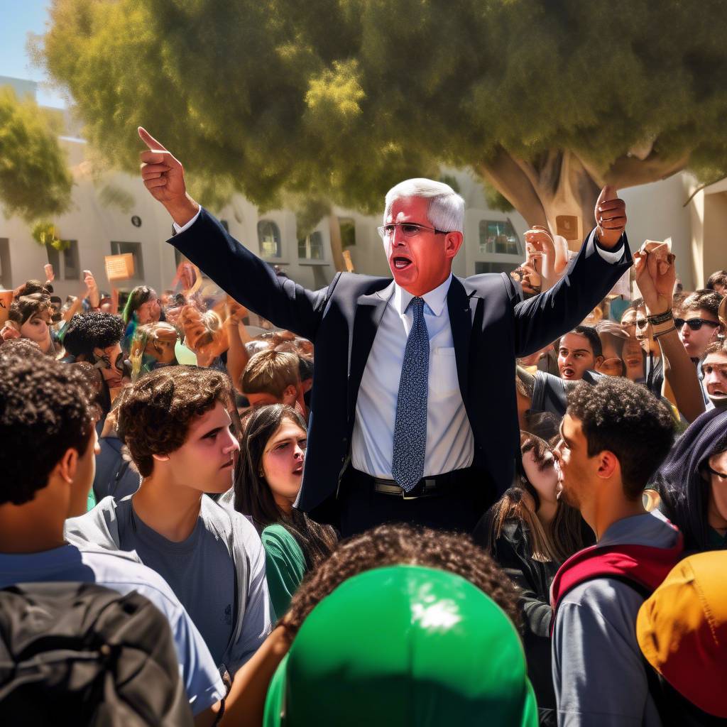 California college president imposes immediate suspension on pro-Palestinian students participating in protests