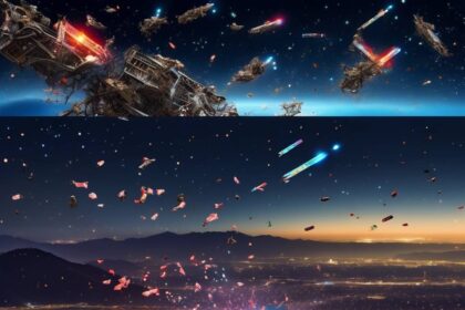 Chinese Space Debris Causes Mysterious Light Display in California Sky
