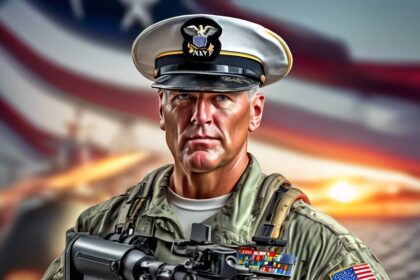 Commander of US Navy warship ridiculed for improperly holding rifle with backward scope placement