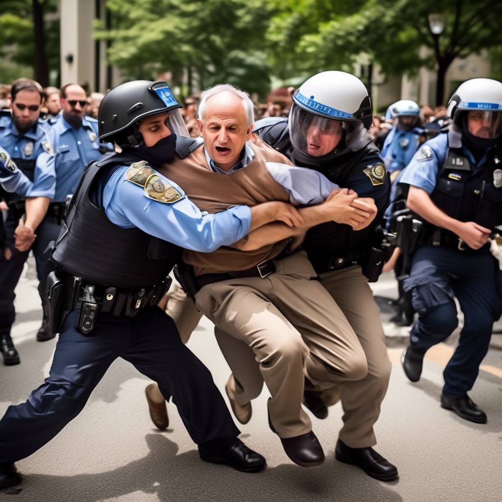 Emory professor tackled by police during chaotic anti-Israel demonstration, captured on video