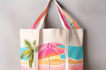 Escape to the Shore in Style with This Sherbet-Colored Tote for Only $20!