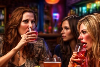 Female binge drinkers are at greater risk compared to males