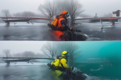 Key Bridge repair in Maryland requires divers to rely on sonar due to extreme poor visibility: A 'snowstorm' underwater