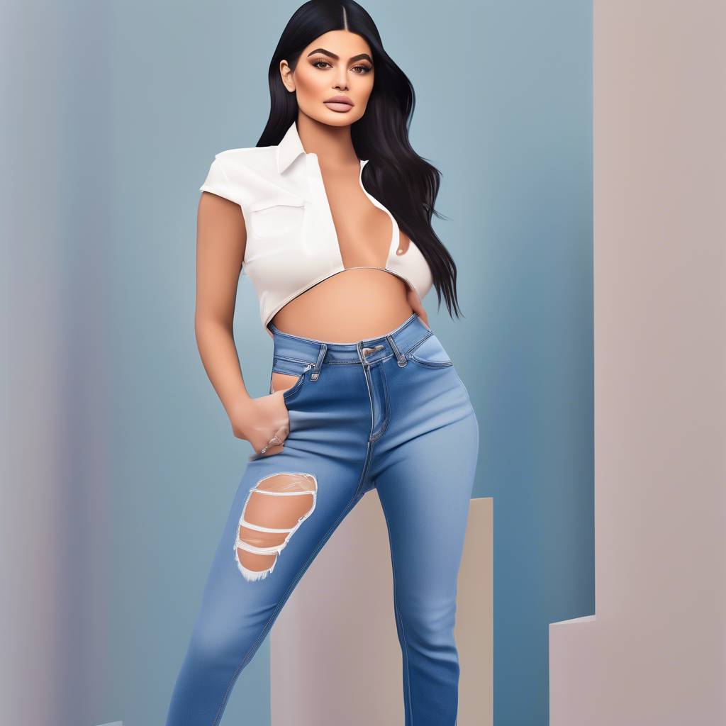 Kylie Jenner flaunts flat stomach in stylish low-rise jeans amid speculation of a pregnancy