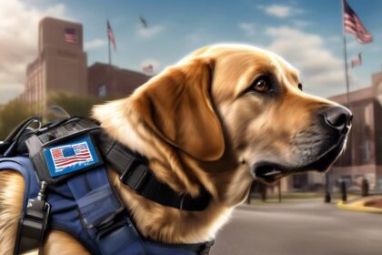New wireless technology aids service dogs in assisting veterans with PTSD.
