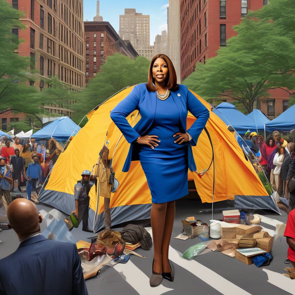 New York Attorney General Letitia James criticizes Columbia encampment while benefiting financially from university