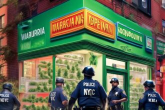 Police conduct raid on illegal NYC marijuana dispensary following worker's challenge to NYPD to shut down store