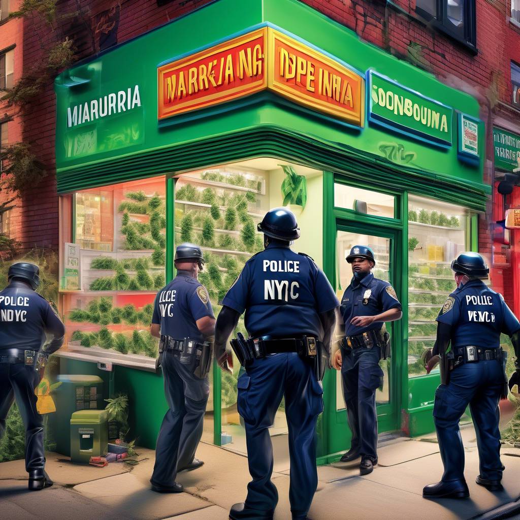 Police conduct raid on illegal NYC marijuana dispensary following worker's challenge to NYPD to shut down store