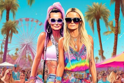 Reality TV Star Kyle Richards Connects with Niece Paris Hilton at Coachella Over Their Love for No Doubt