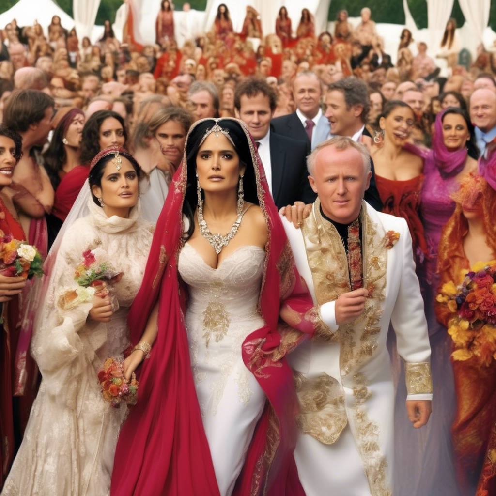Salma Hayek Reveals Photos of Her Wedding to Francois Pinault After Rumors of Being 'Forced' Down the Aisle