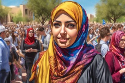 ASU scholar takes leave following conflict with hijab-wearing woman at pro-Israel rally