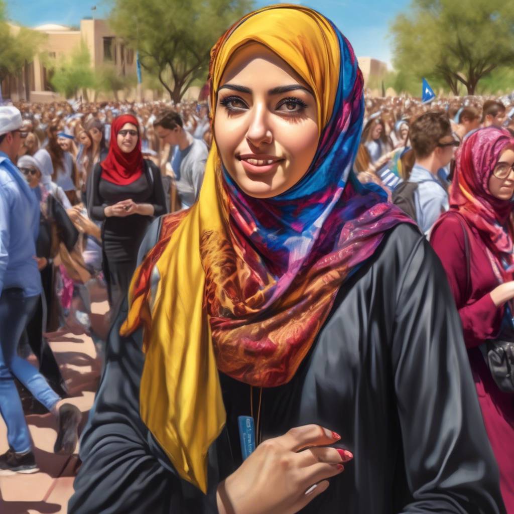 ASU scholar takes leave following conflict with hijab-wearing woman at pro-Israel rally