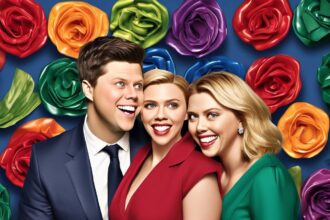 Colin Jost's Hilarious Jokes About Wife Scarlett Johansson on 'Saturday Night Live' Season 49