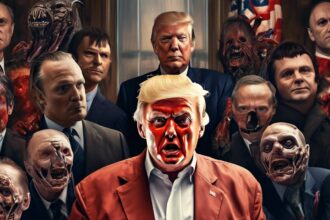 During a rare campaign stop, Trump praises Hannibal Lecter as a "wonderful man"