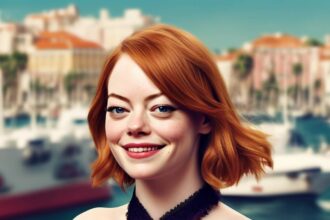 Emma Stone playfully corrects director Yorgos Lanthimos on his real name at Cannes