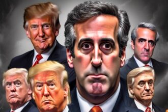 Michael Cohen confesses to referring to Trump as ‘Cheeto-dusted cartoon villain’ while former president’s lawyers attempt to portray him as a bitter, deceitful critic