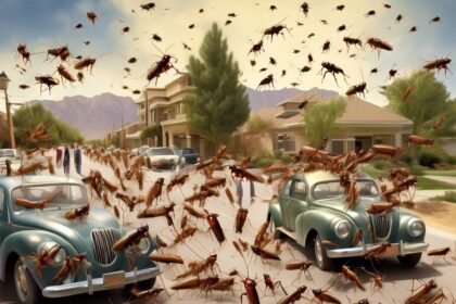 Mormon cricket swarms cause chaos by infesting roads and homes: 'No escape from the invasion'