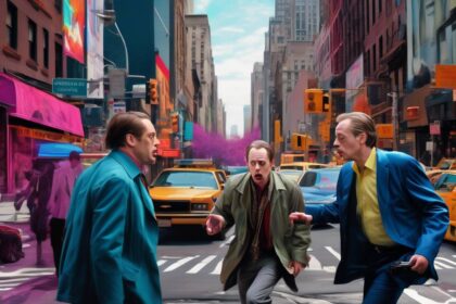 Surveillance footage captures man muttering to himself before allegedly assaulting Steve Buscemi in NYC