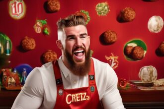 Travis Kelce Admits to Eating 'Probably' 10 Meatballs During 'Grotesquerie' Filming