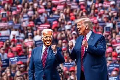 Trump criticizes Biden as 'complete idiot' in front of 100,000 attendees at New Jersey rally, claiming 'everyone is mocking him'