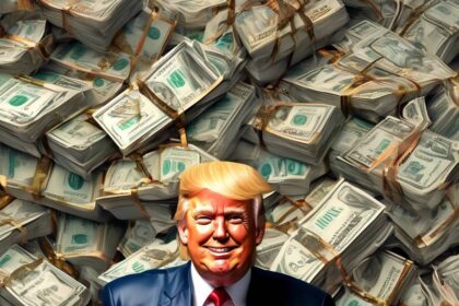 Trump's Net Worth Reaches Record High as Stock Surges by Over 10%