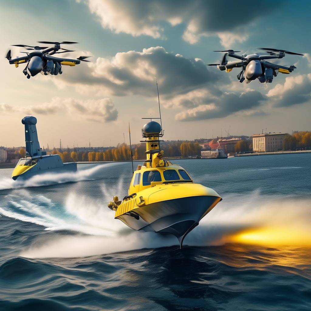 Ukraine Enhances Drone Boats with Air-Defense Missiles