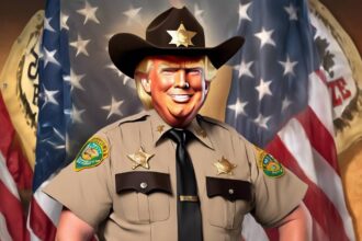 California sheriff jokes he's switching sides, calls for backing for Trump despite felony conviction
