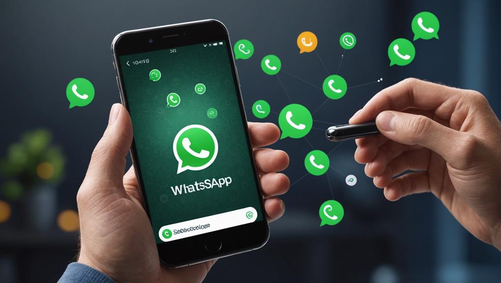 exploring whatsapp message history