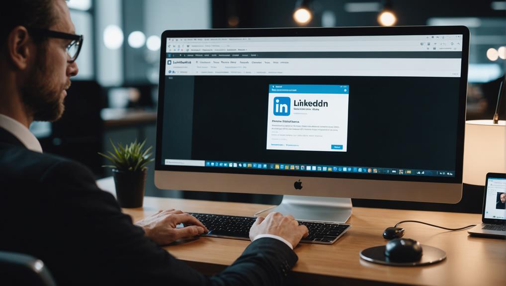 navigating linkedin profile settings