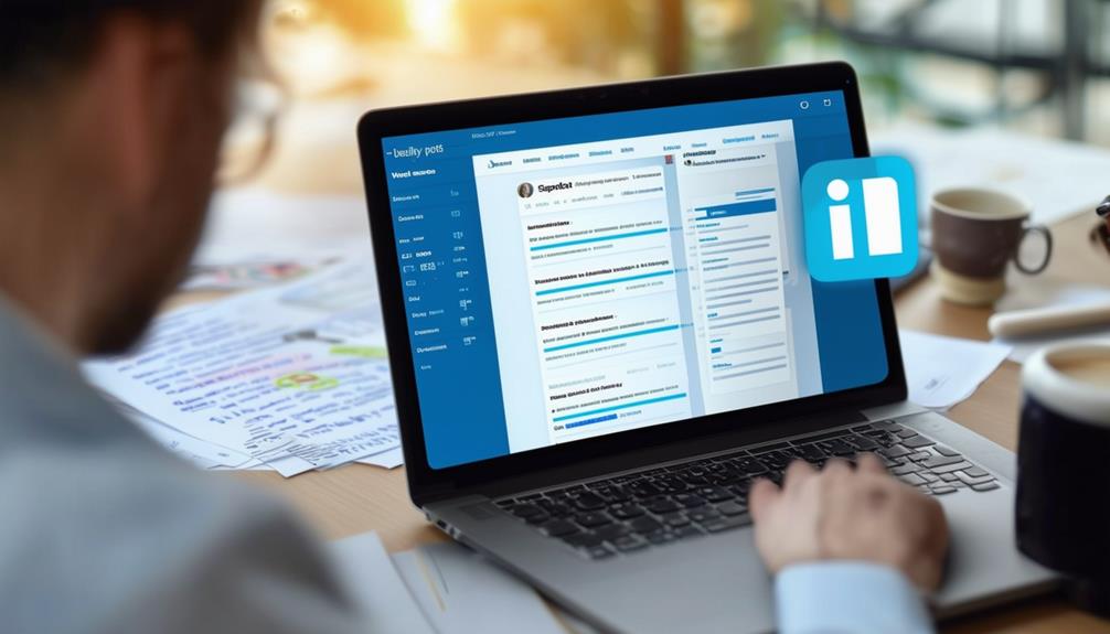 navigating linkedin saved posts