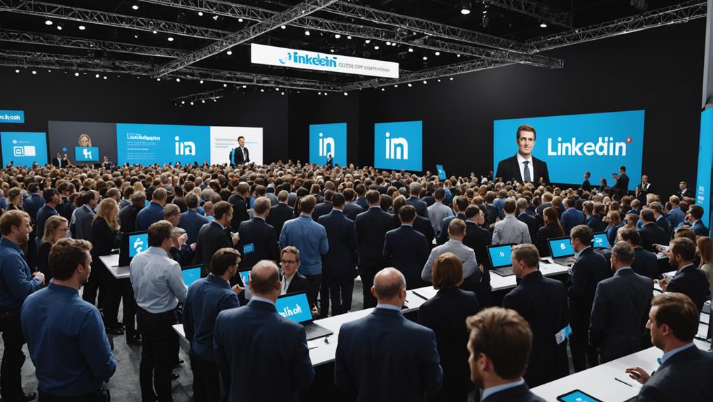 networking through linkedin events