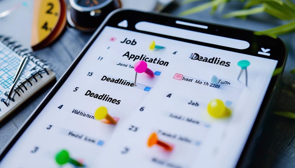 organizing application deadlines effectively