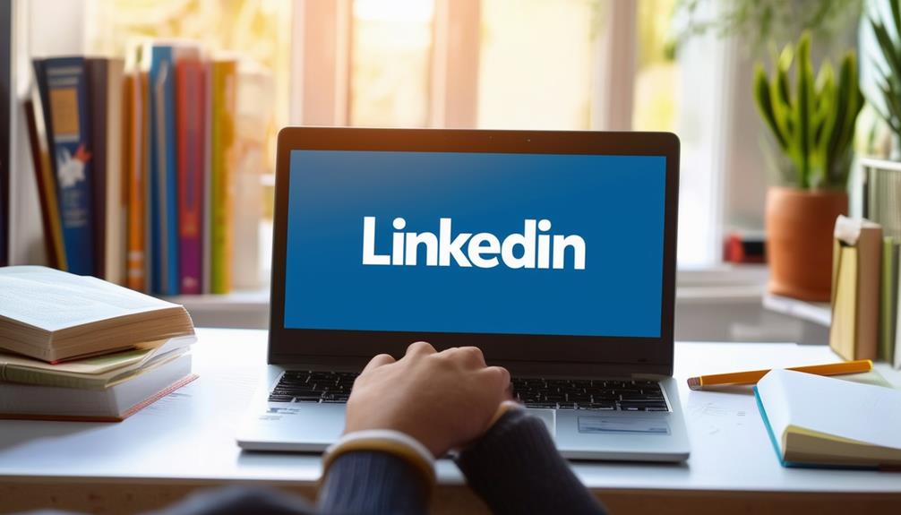 professional development through linkedin